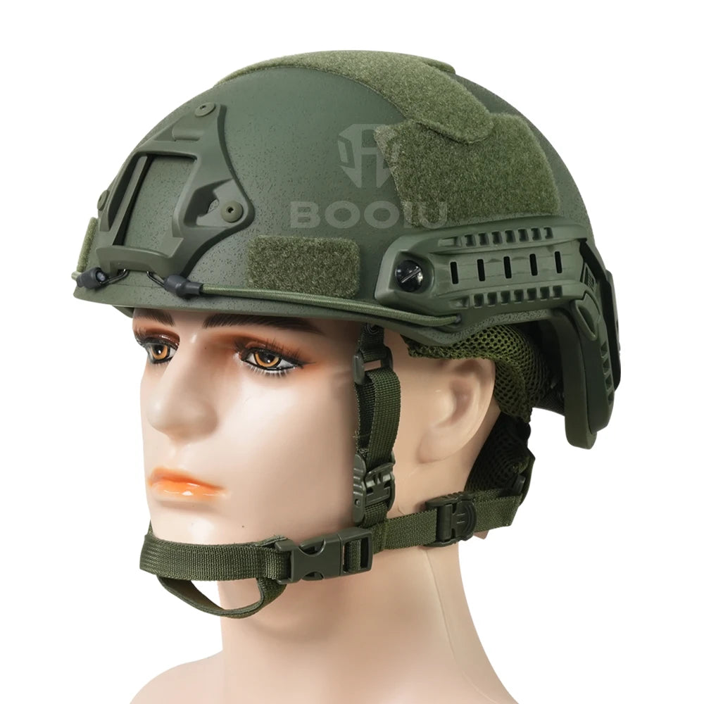 BOOIU Tactical Helmet FAST  Protective  Helmet With Wendy Suspension Waterproof Lightweight Helmet