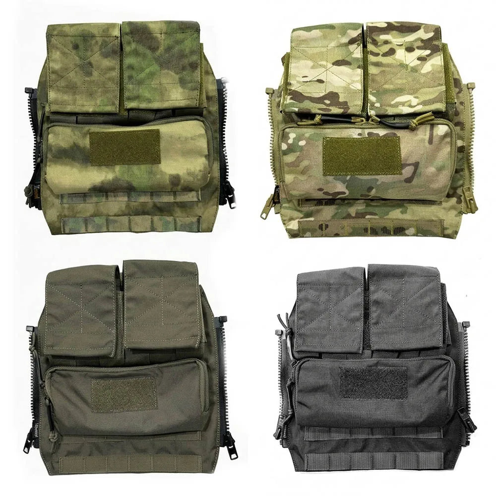Tactical Vest Rear Back Panel MOLLE Storage Expansion Pouch Utility Assault Pack Compatible with JPC 2.0 AVS for Hunting Airsoft