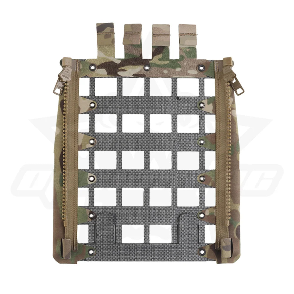 OPHIDIAN Plate Carrier Back Panel MOLLE Zipper Kit FERRO Style FCPC V5 Hunting Vest Lightweight Stand Extension Gear