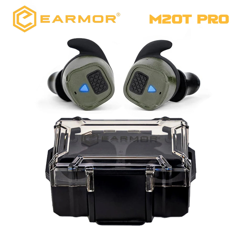 EARMOR M20T PRO Tactical Bluetooth Electronic Noise Canceling & Sound Amplification Earplugs, Shooting Ear Protection Earmuff