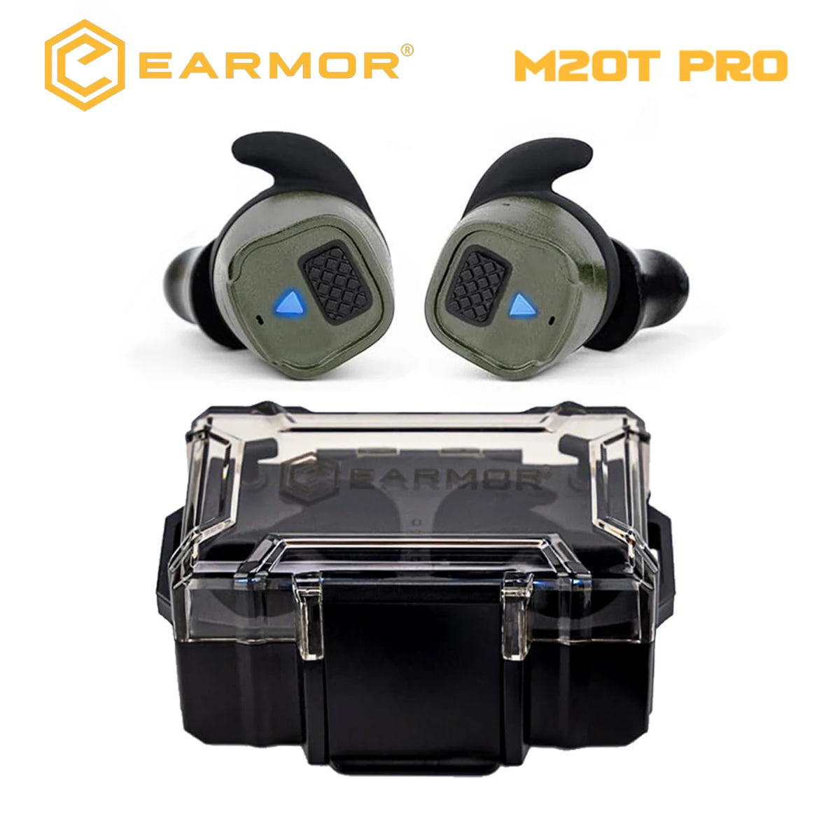 EARMOR M20T PRO Tactical Bluetooth Electronic Noise Canceling & Sound Amplification Earplugs, Shooting Ear Protection Earmuff
