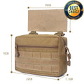 1000D Tactical Sack Pouch Sub Abdominal Drop Down Belly Utility Bag For D3 Chest Rig MK3 Hunting Vest Plate Carrier Storage Bag
