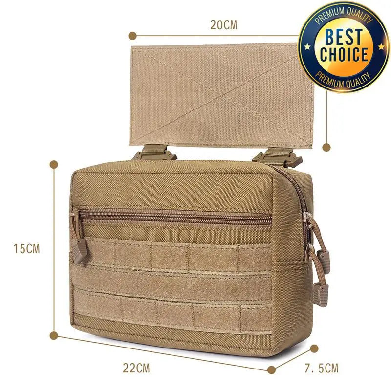 1000D Tactical Sack Pouch Sub Abdominal Drop Down Belly Utility Bag For D3 Chest Rig MK3 Hunting Vest Plate Carrier Storage Bag