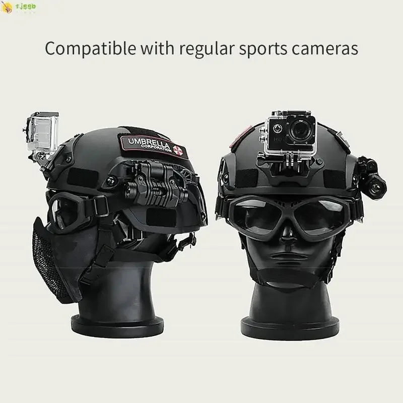 Military Helmet Airsoft Paintball Wargame CS Camouflage Helmet Cover Military Accessories Outdoor Head Protective Equipment
