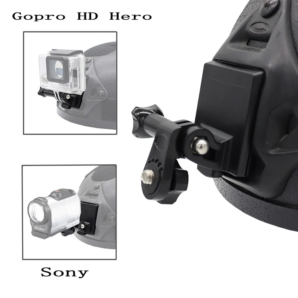Tactical Helmet Camera Base Adapter Fixed Mount For GoPro HD Hero Series Sony AS50R AS300R X3000R AS200V Action Camera