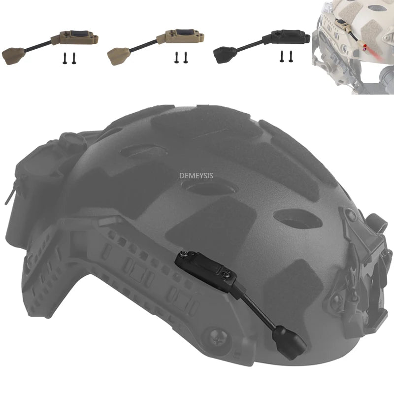 Modular Tactical ARC Rail LED Light Red / IR Light Hunting Airsoft FAST Helmet Accessories Head Lights Exclusive Adaptation