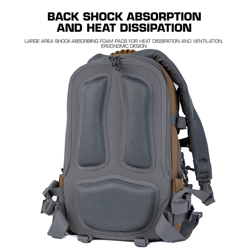 Tactical 25L Large Capacity Water Storage Pouch Assault Hunting Backpack for MOLLE System Multi-purpose Hiking Camping Travel