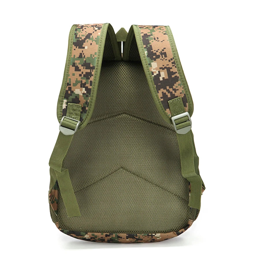 Camouflage Backpack Outdoor Hiking Camping Travel Rucksack with Multiple Pockets