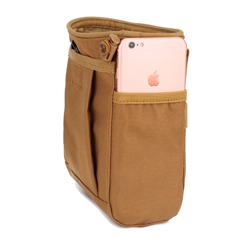 3-5L Outdoor Molle Nylon Dump Drop Pouch Camo Recycle Waist Pack Bags Utility Belt Ammo Pouch Hiking Hunting Accessories Bag