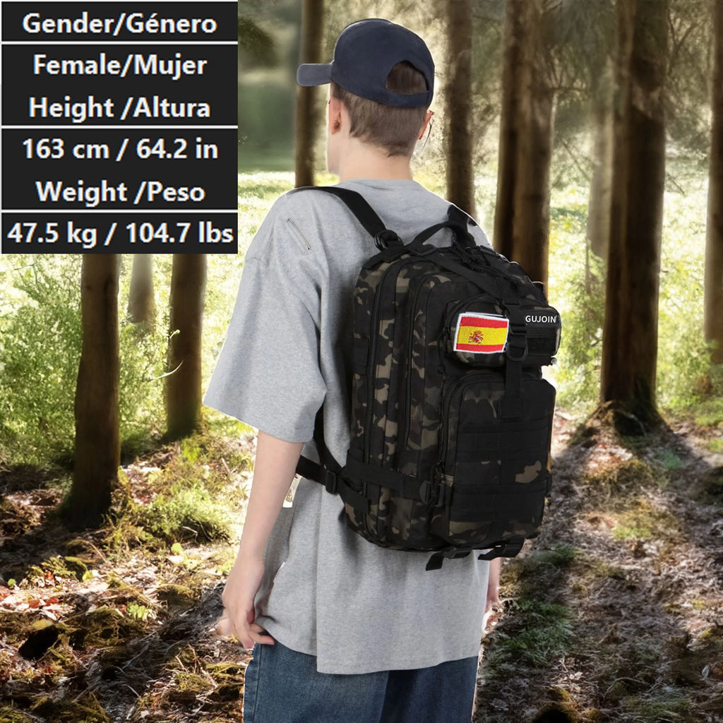 25L  Outdoor  Rucksacks Tactical Sports Camping Hiking Waterproof Trekking Fishing Hunting Bag Backpack