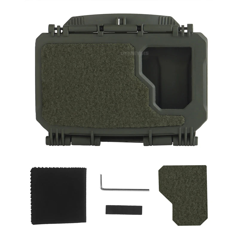 Tactical MOLLE Mobile Phone Box V2/V2 Plus Hunting Vest Plate Carrier Navigation Board CS Airsoft Paintball Wargame Phone Holder