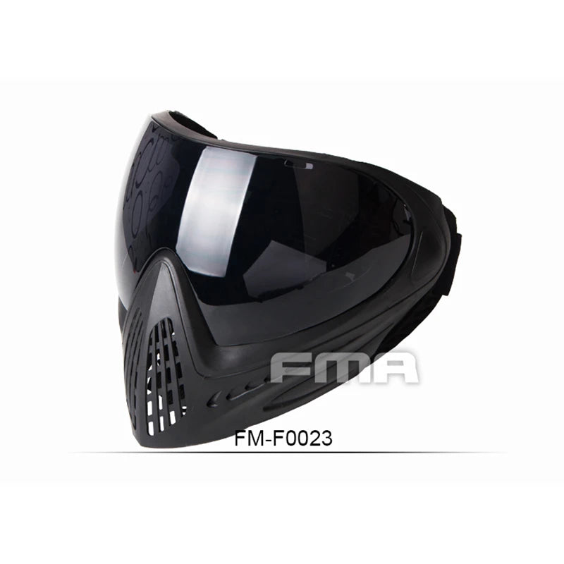 FMA F1 Full Face Mask With Single Layer Paintball Safety Protective Mask Anti-fog Goggle Mask Outdoor Tactical Airsoft Equipment