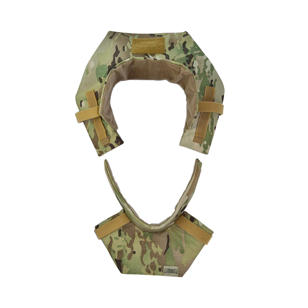 Tactical Neck Guard for Plate Carrier Adjustable Collar Neck Armor Protection Airsoft Hunting Vest Training Accessory