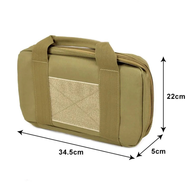Tactical Pistol Carry Bag Gun Case Portable Holster Handgun Carrier Pouch Soft Protection Gun Accessories Hunting