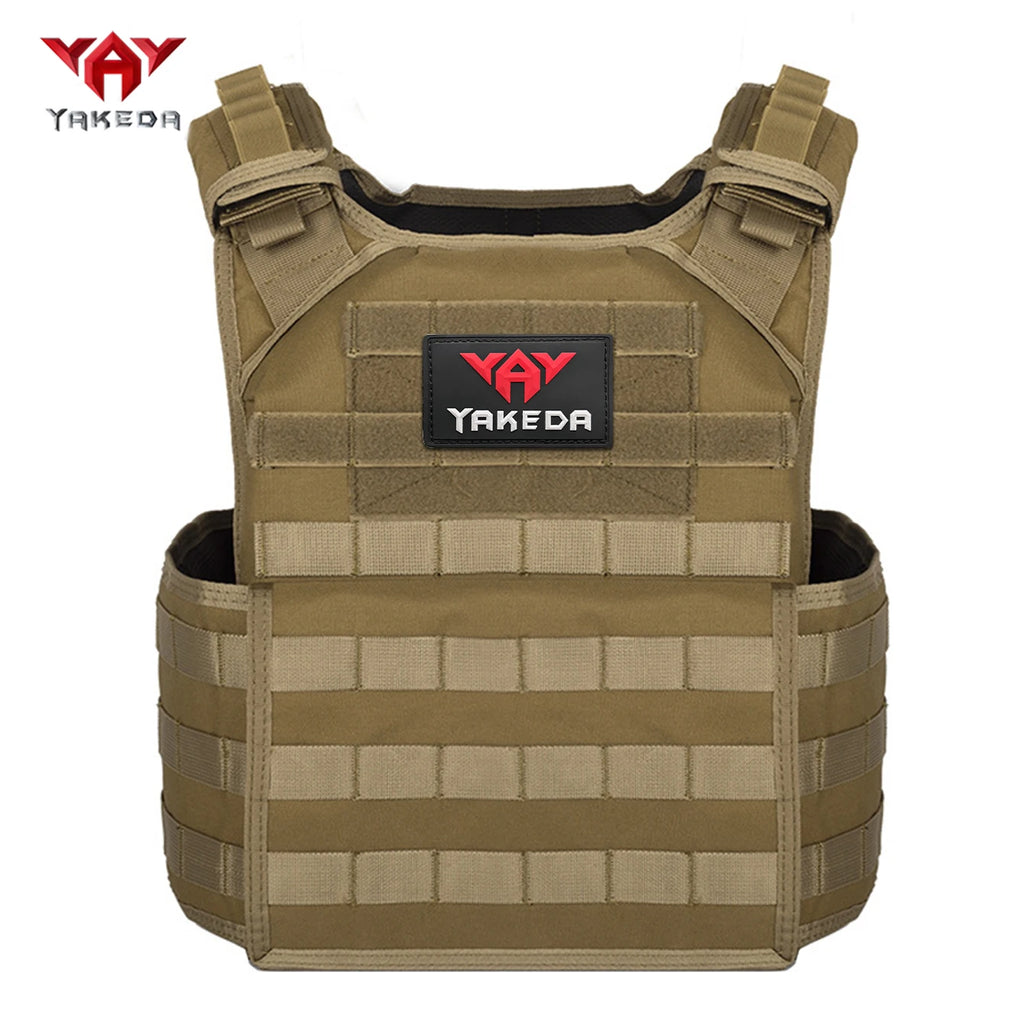 YAKEDA vest internal adjustable buckle can adapt to different body shapes, wear-resistant material suitable for outdoor hunting