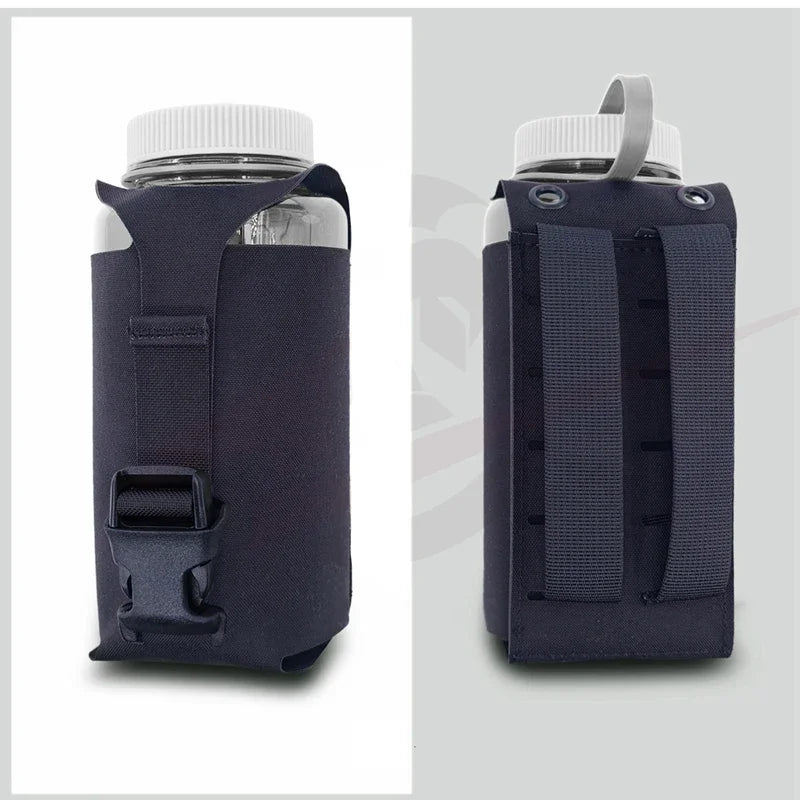 SS Style Tactical Vest Molle Kettle Bag Airsoft Vest Water Bottle Pouch Bag Suitable for Nalgene 32 Oz 1L