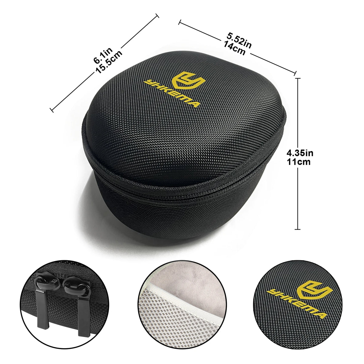 YHKEMA Earmuff Bag For Honeywell Impact Earmuff and Walkers Headphone Anti-dust Protective Waterproof Portable Earmuff Storage