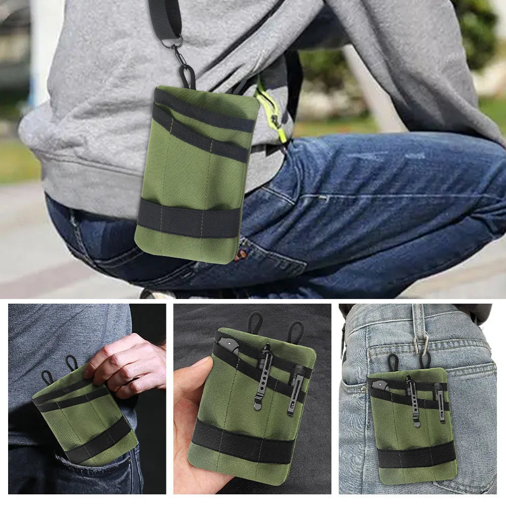 OPHIDIAN Compact Organization Bag Molle Bag Mini Wallet Card Key Waist Belt Bag Camping Hiking Hunting Outdoor Coin Purse EDC St