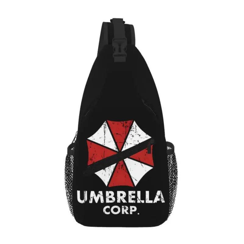 Umbrella Corporation Sling Chest Bag Daily Durable Waterproof Shoulder Crossbody Backpack for Men Women Travel Hiking Daypack