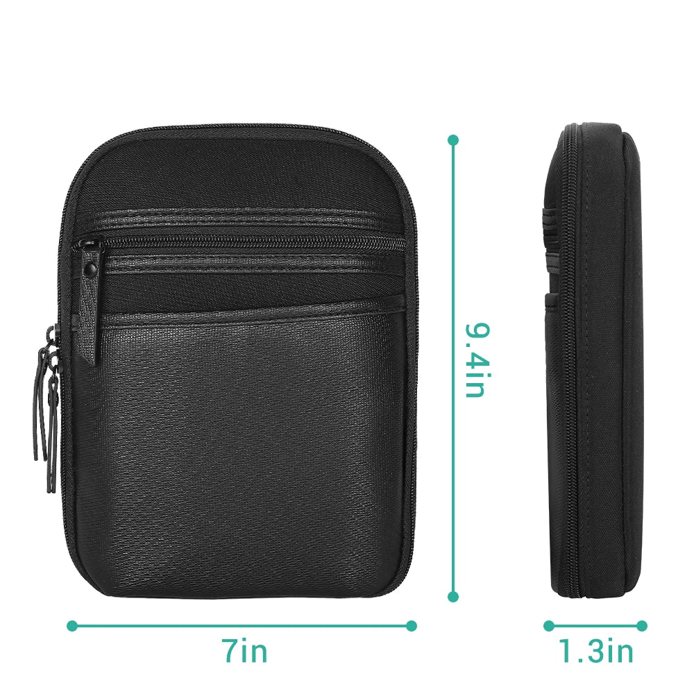 Concealed Carry Gun Bag Soft Sling Shoulder Bag Pistol Case Fanny Pack Waist Belt Firearms Bag with Holster for Handgun Pistol