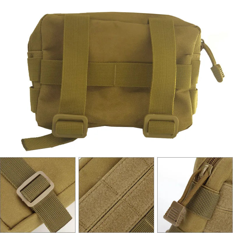 Shooting Molle Pouch Hunting Belt Waist Bag Outdoor Sport Waterproof Phone Bag Cycling EDC Tool Pocket Hunting Fanny Pack