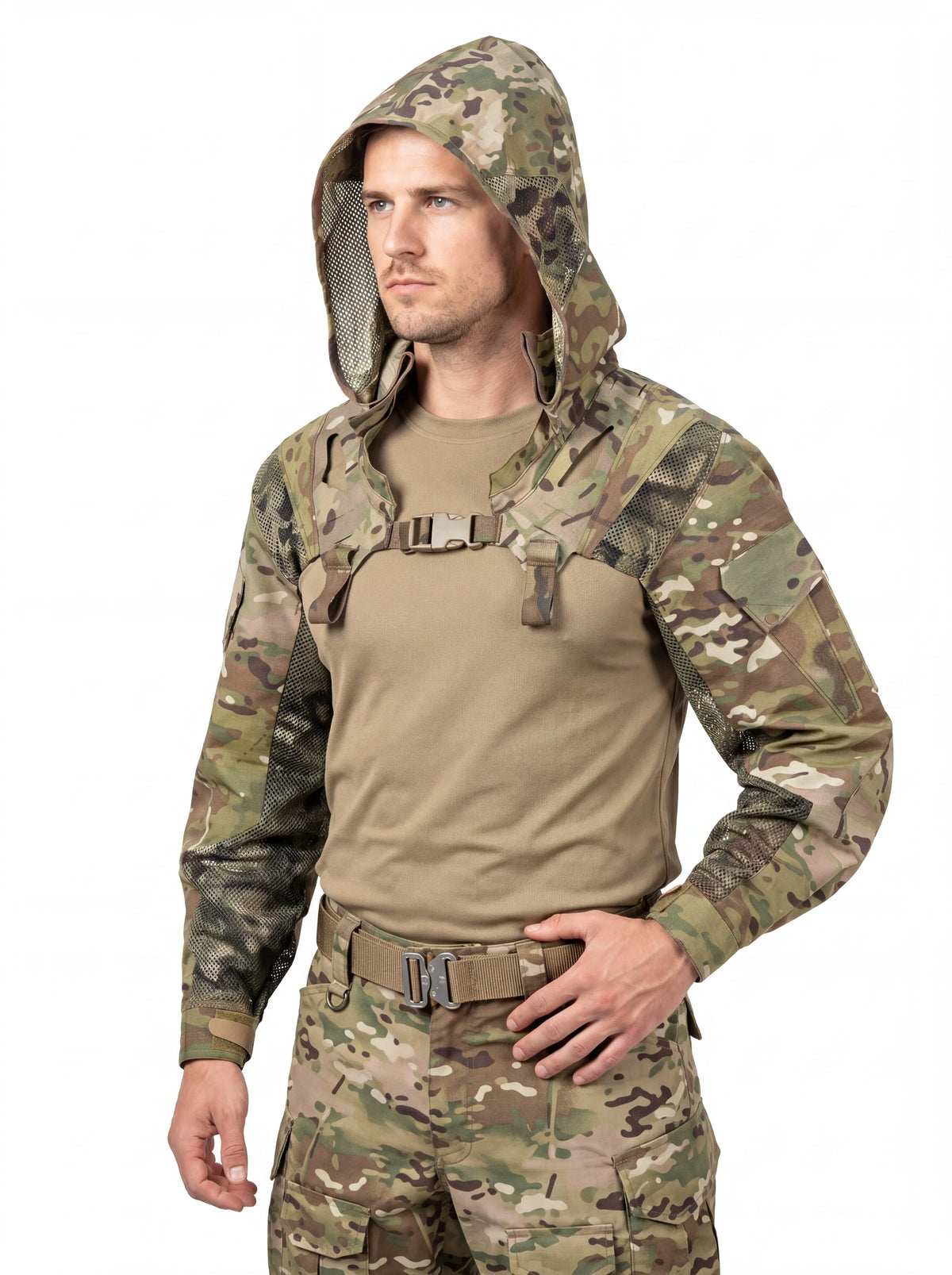 DMgear Original Design Tactical Coat Jacket Hood Long Sleeve Camouflage Clothing Breathable Comfortable Hunting Outdoor