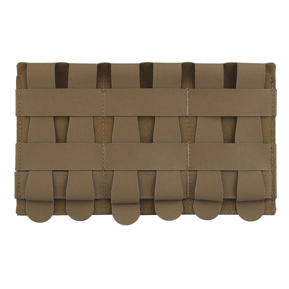 Tactical Lightweight Elastic Triple Mag Pouch 5.56/7.62mm Hunting CS Wargame Molle System Accessories Waist Bag Holster