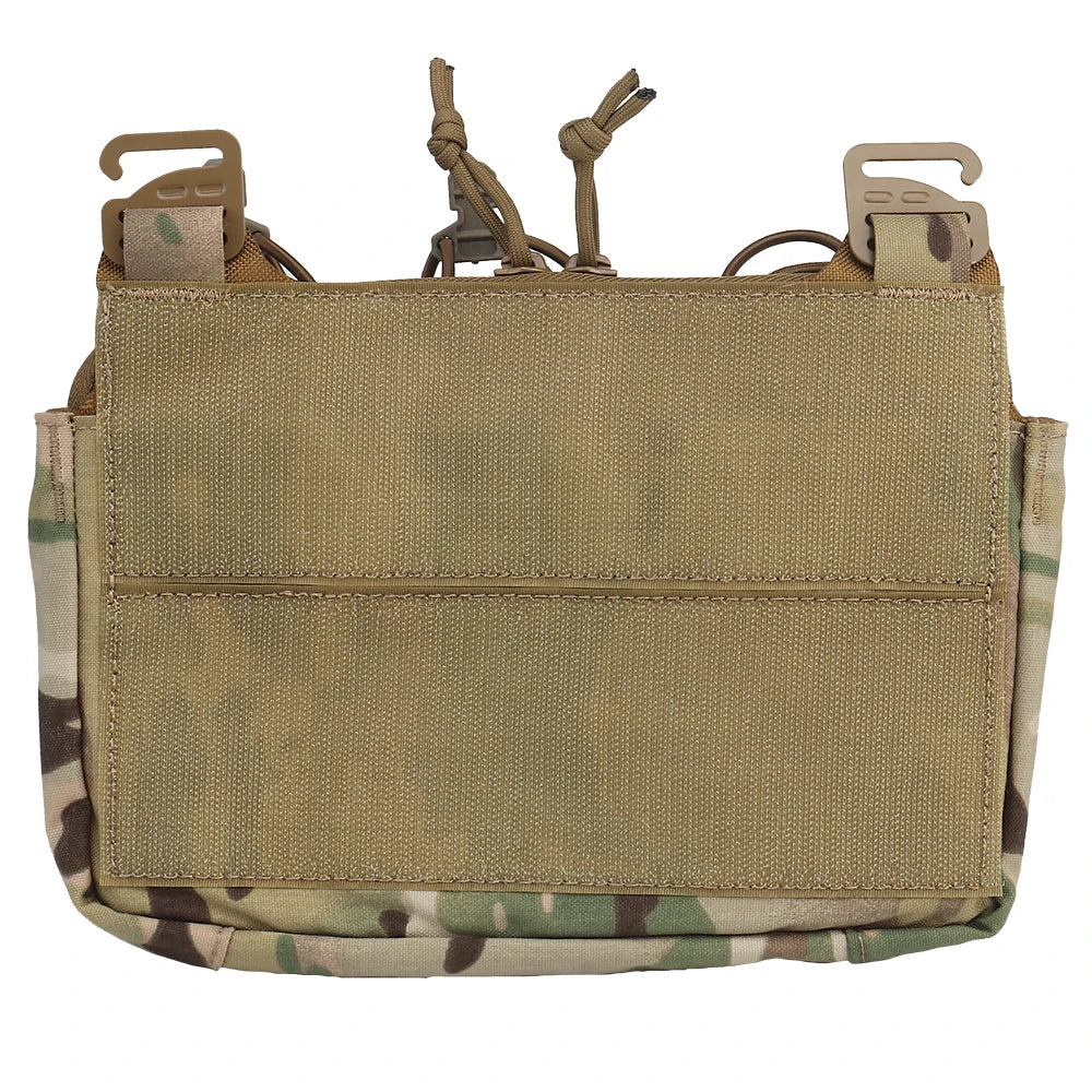 G-hook Front DOPE Flap Double Stack Abdominal Fanny Triple Magazine Insert Kangroo Pouch for FCPC FCSK Plate Carrier Vest