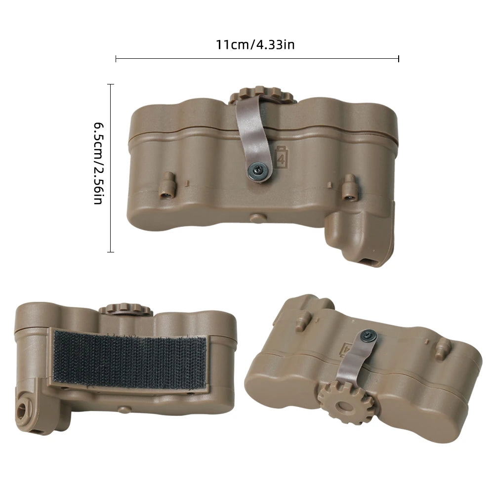 BOOIU Helmet Model GPNVG18 Night Vision Four-Tube Night Vision Device With Battery Case Sports Helmet Accessory No Night Vision