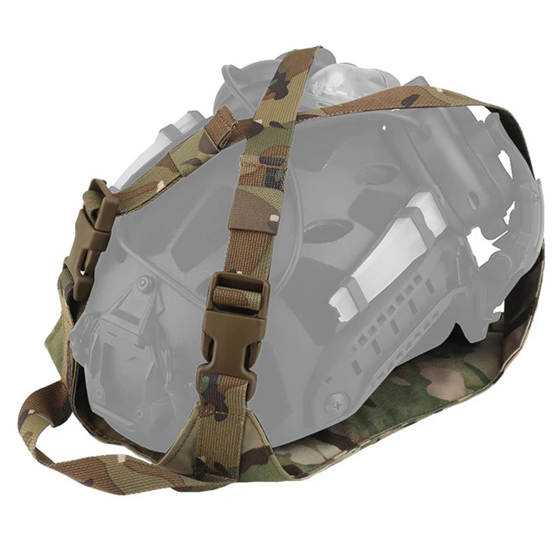 Tactical Helmet Bag Pack Multi-Purpose Molle Storage Rapid Deployment Helmet Carrying Pouch for Hunting Shooting Combat Helmets