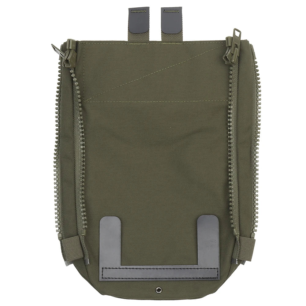 Hydration Bladders Back Panel for V5 Plate Carrier Water Pouch Tactical Vest Adapter Molle Pocket No.10 YKK Zipper Nylon