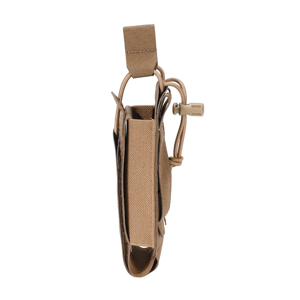Tactical Radio Pouch Hunting Walkie Talkie Holder Open-Top Interphone Hanging Bag Molle Nylon Magazine Pouch