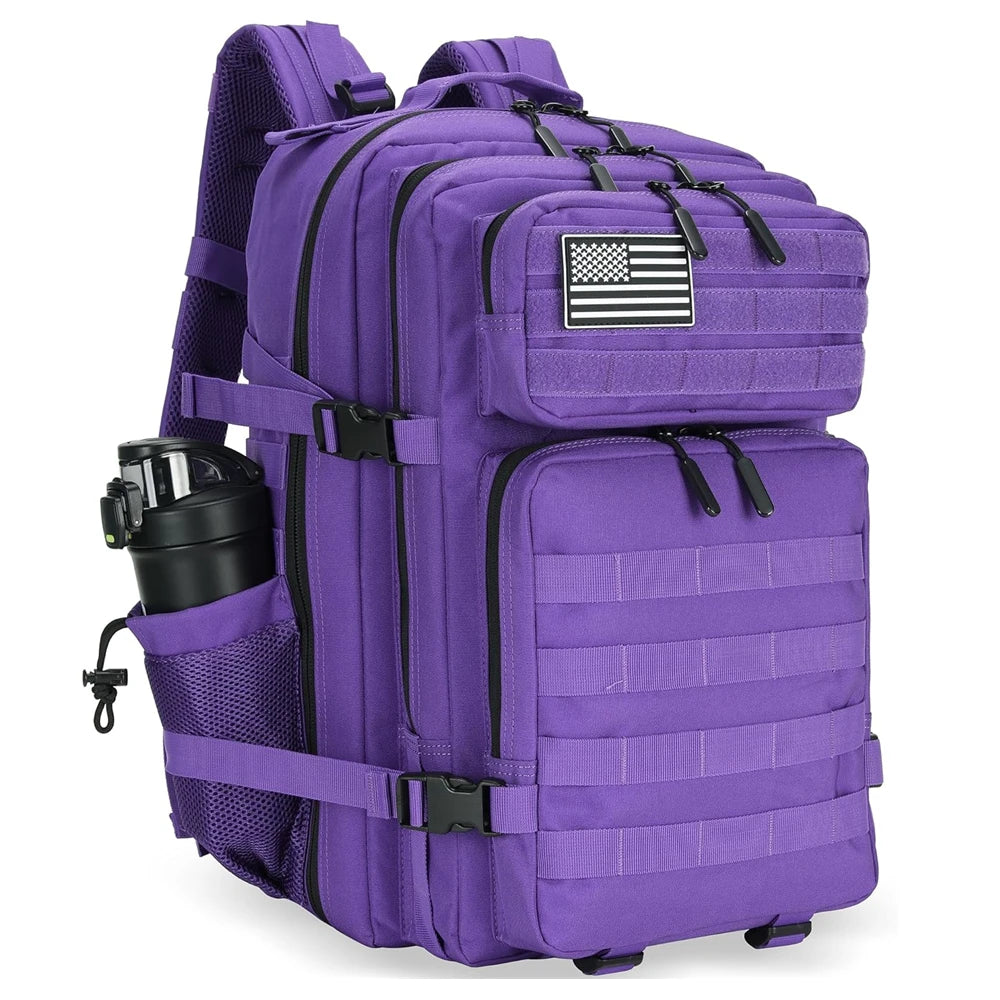 45L Tactical Backpack 3P Bag 3 Days Assault Outdoor Backpack Waterproof Climbing Rucksack Camping Hiking Hunting Mochila Bag