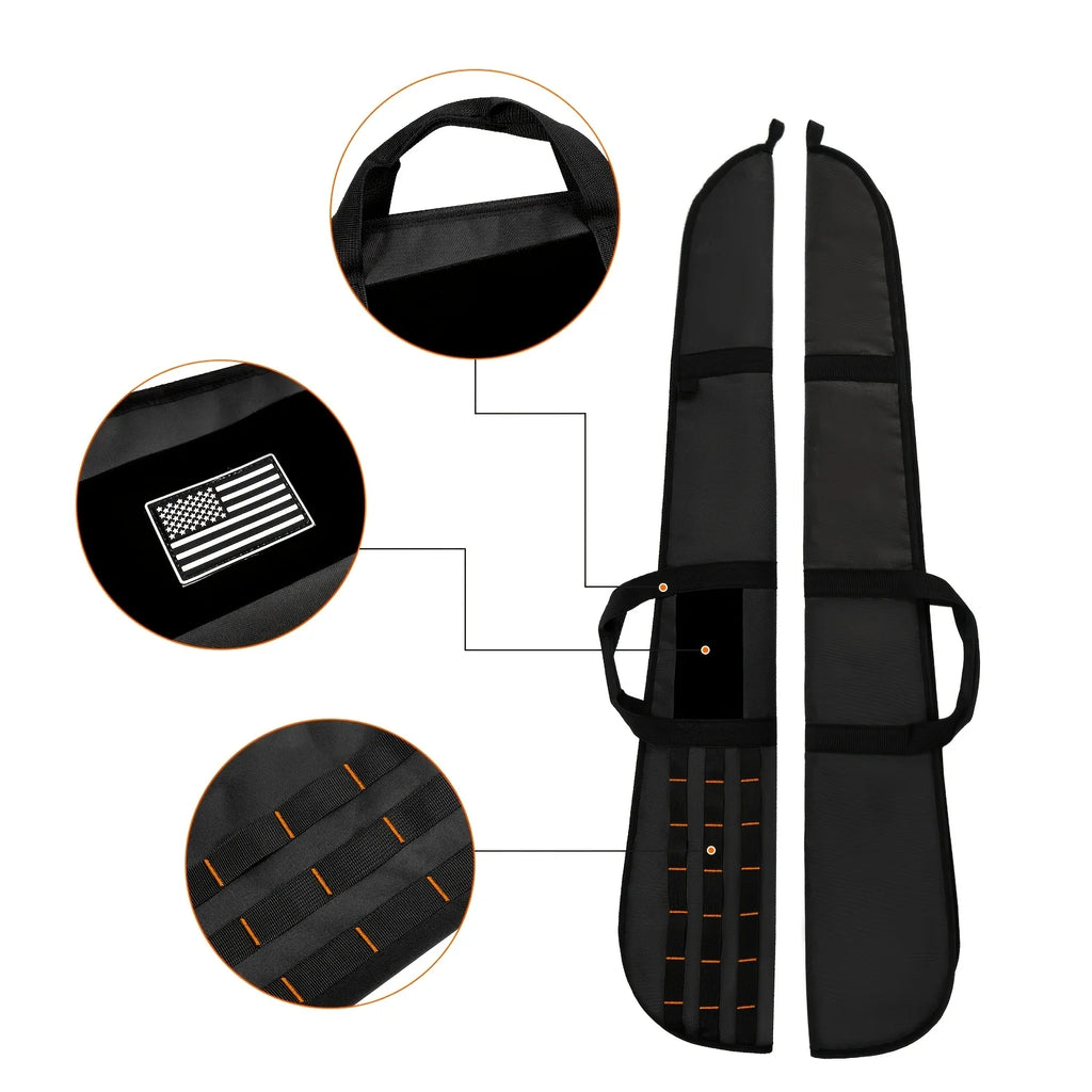 Outdoor Tactical Gun Bag Rifle Bag Multifunctional 1.29m Long One-Shoulder Shockproof Professional Sports Fishing Bag