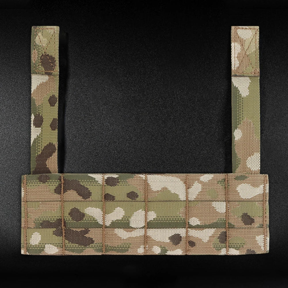 Chest Rig MOLLE Expansion Plate Harnesses Extension Accessories Phone Panel Airsoft Vest Accessories