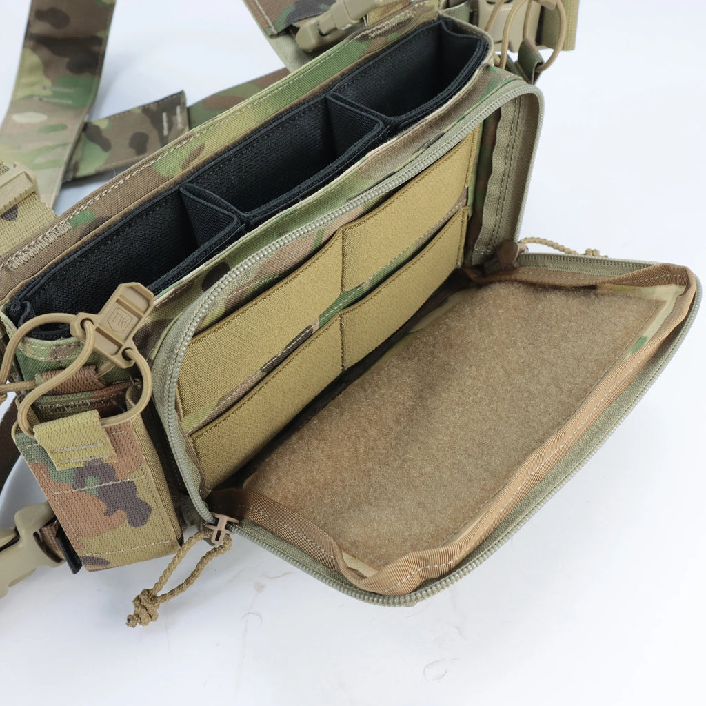 AFG-CR009 ApeForceGear D3CRM Chest Rig Tactical Airsoft M4 AR Camo X Strap Milsim Wargame Airsoft