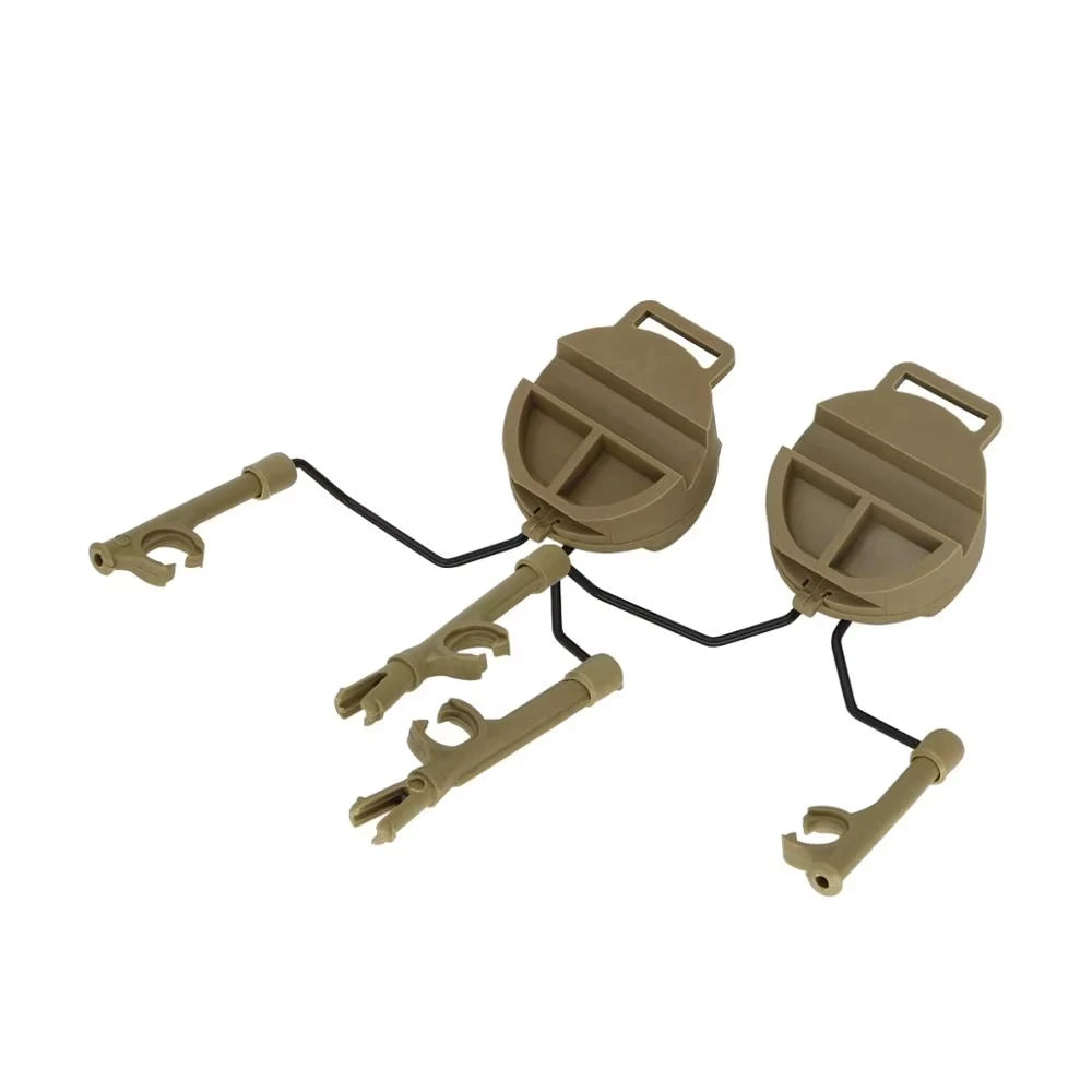BOOIU Tactical Helmet Headset Bracket Fast Ops Core Helmet ARC Rail Adapter Mount Comtac II Military Noise Cancelling Headset