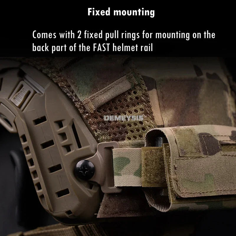 Tactical Helmet Counterweight 5 Blocks Adjustable Weight Bag Shooting Airsoft Combat Training Helmet Balance
