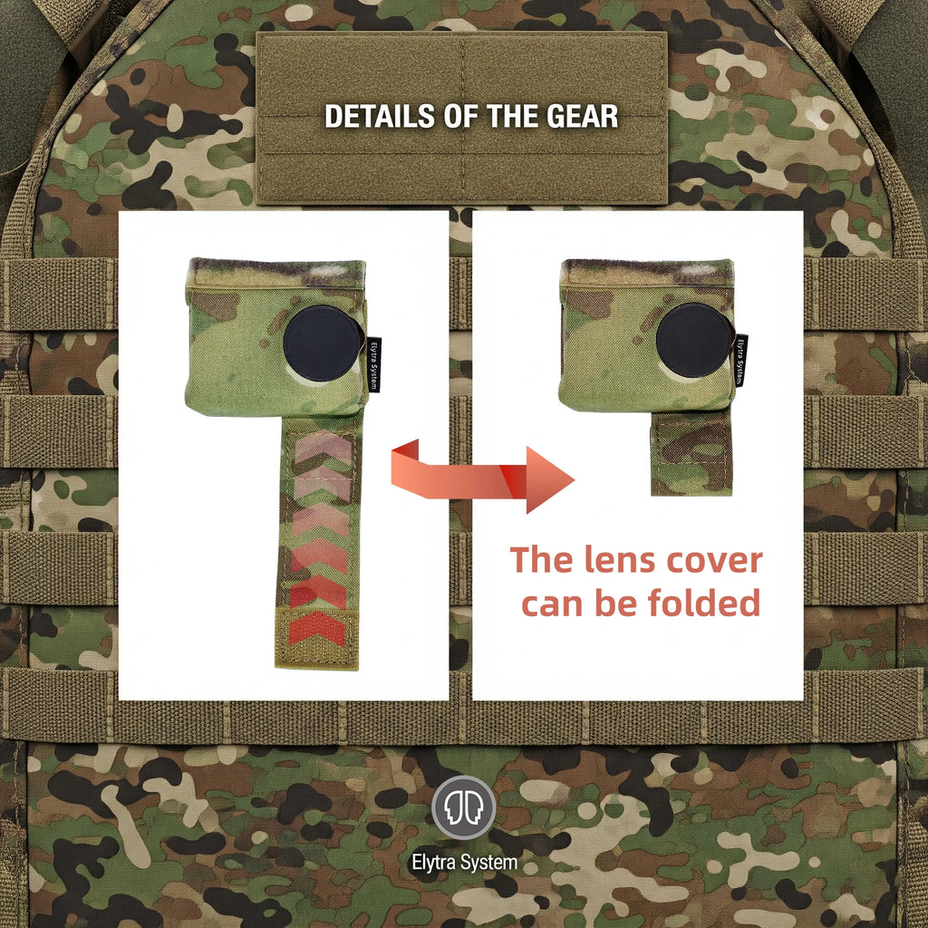 Tactical Style Chest Molle Mounted Action Camera Bag Specifically Designed  Molle Vest Backpack For DJI Action GoPro Pouch