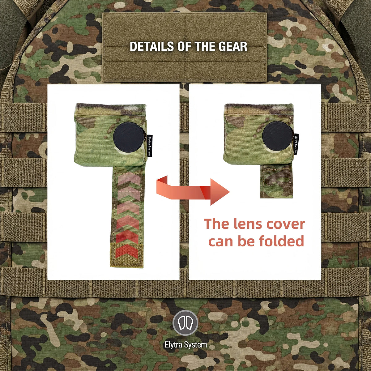 Tactical Style Chest Molle Mounted Action Camera Bag Specifically Designed  Molle Vest Backpack For DJI Action GoPro Pouch