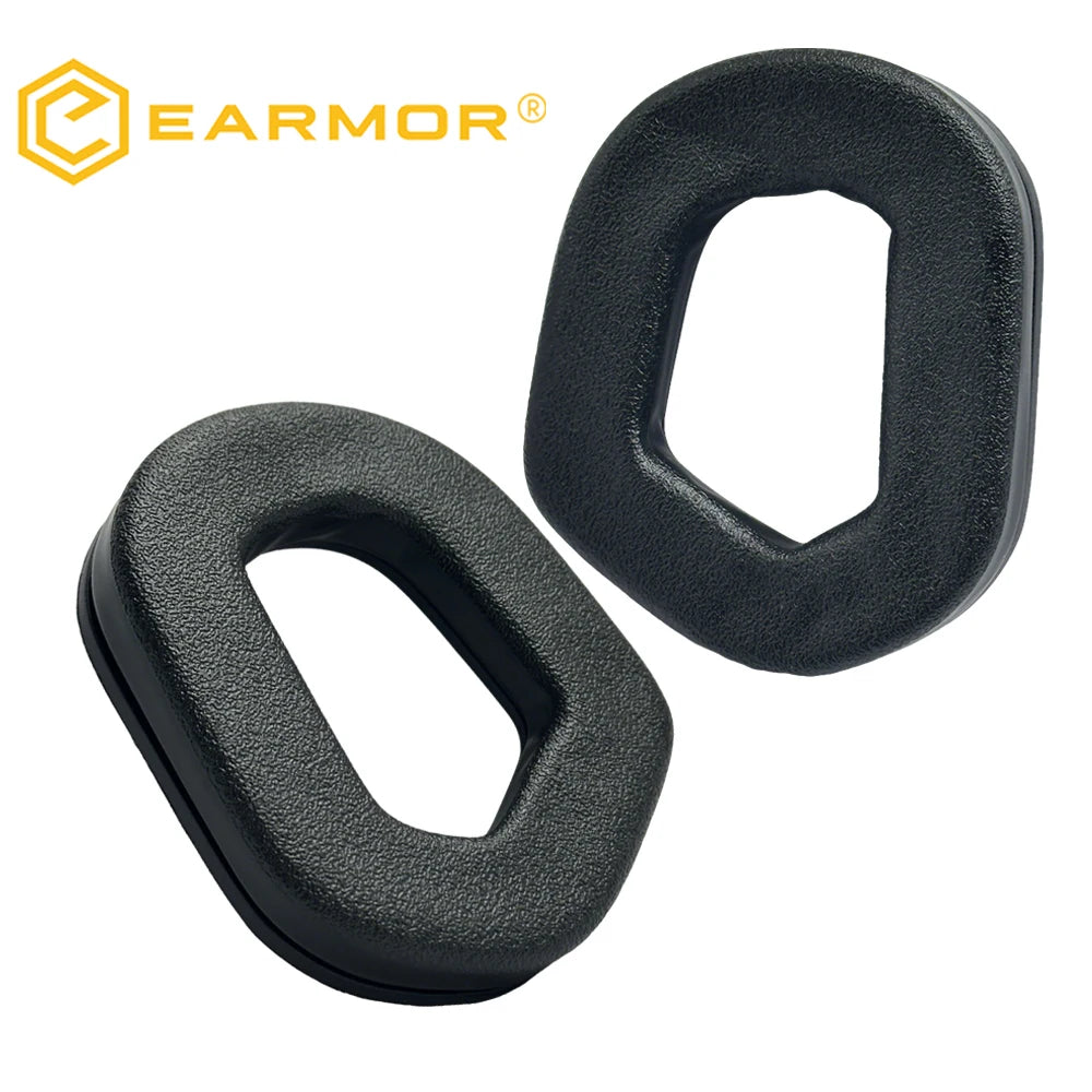 Original Tactical Headphone Silicone Ear Pads Fit for Earmor M31, M32, M32SE, Headphone Accessories
