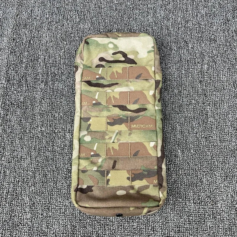 Tactical Hydration Pouch Airsoft Vest Plate Carrier Backpack Gear Hunting Vest Accessories Molle Water Bag 500D