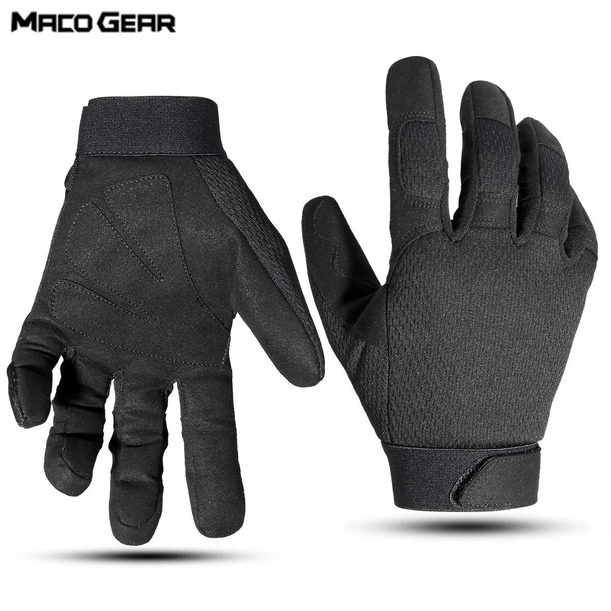 Outdoor Full Finger Gloves Anti Slip Lightweight Breathable Hunting Gloves for Hiking Camping Climbing Cycling Fishing Work