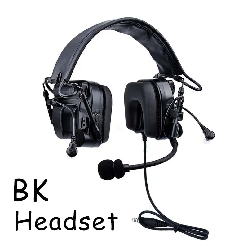 Tactical WADSN Com IV C4U Headset Headphone Hearing Protection Ken Shooting Headphones Military Noise cancellation communication
