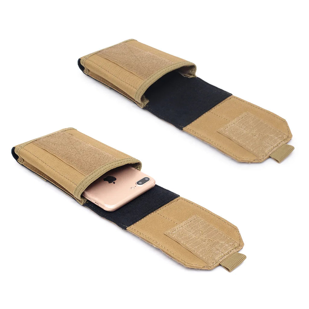 Outdoor Sports Molle Phone Pouch Waist Pack EDC Tool Bag Mobile Phone Holder Hiking Hunting Camping  Accessories Mag Holster Bag