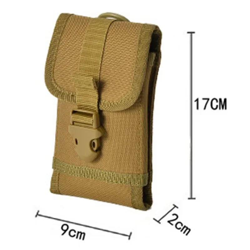 1PC Tacticals Molle Utility Bag Waist Accessories Bag Durable Hunting Hiking Phone Belt Pouch