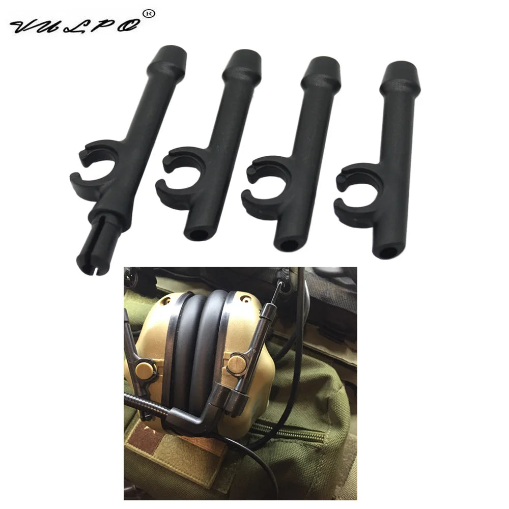 VULPO Airsoft Comtac II Earphone Stand Support Comtac Headset Bracket Replacement Part Tactical Helmet Rail Adapter Accessories