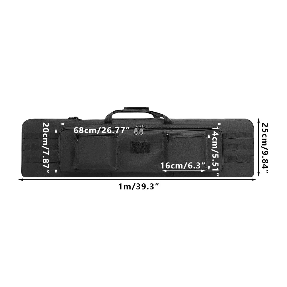 100 120cm Gun Bag Rifle Case Backpack Long Gun Carry Handbag Sniper Airsoft Rifle Gun Backpack Shoulder Bag for Hunting Accessor