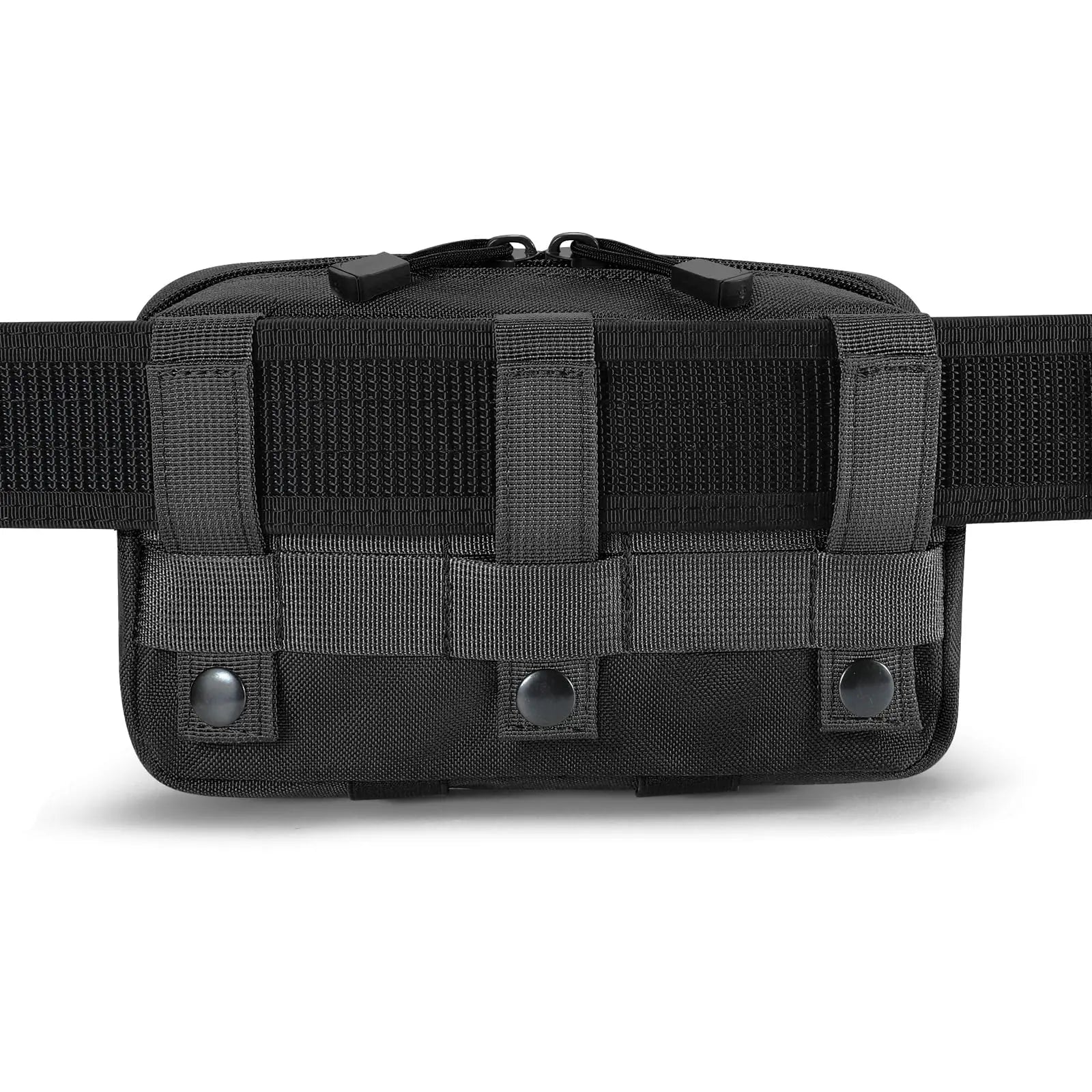Tactical Molle Admin Pouch Utility Laser Cut EDC Tool Pouch Bag Horizontal Modular Pouches Include US Flag Patch and Keychain