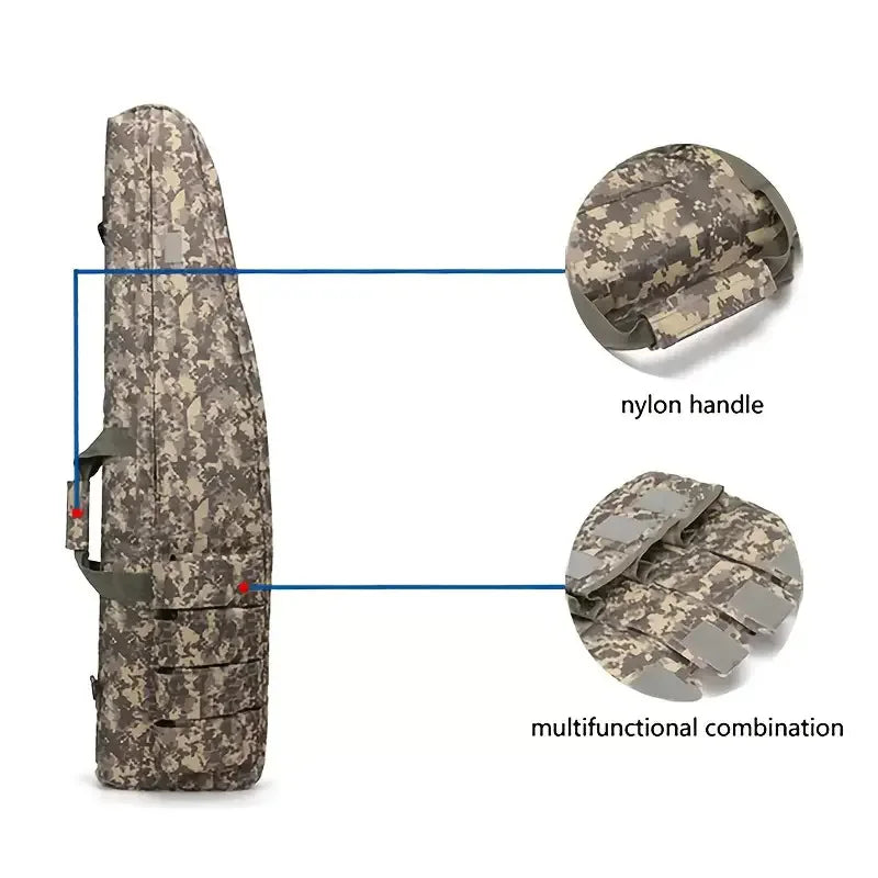 70cm 95cm 118cm Tactical Gun Storage Bag Outdoor Shooting Hunting Shotgun Heavy Duty Carry Case Rifle Shoulder Bag with Pad